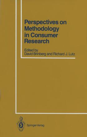 Brinberg / Lutz | Perspectives on Methodology in Consumer Research | Buch | 978-1-4613-8611-7 | sack.de