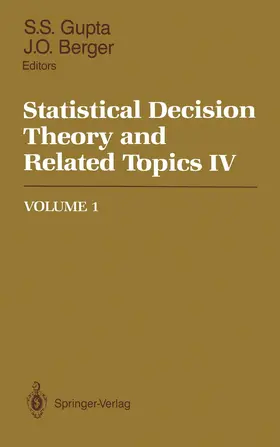 Gupta / Berger |  Statistical Decision Theory and Related Topics IV | Buch |  Sack Fachmedien
