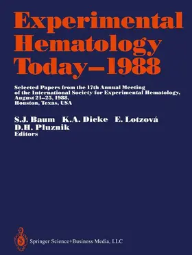 Baum / Pluznik / Dicke |  Experimental Hematology Today-1988 | Buch |  Sack Fachmedien