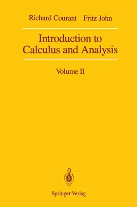 Courant / John |  Introduction to Calculus and Analysis | Buch |  Sack Fachmedien