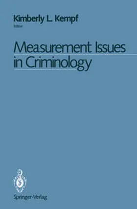 Kempf |  Measurement Issues in Criminology | eBook | Sack Fachmedien