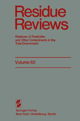 Gunther / Hylin / Westlake | Residue Reviews | E-Book | www.sack.de