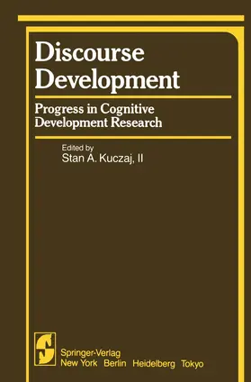 Kuczaj |  Discourse Development | Buch |  Sack Fachmedien