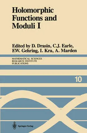Drasin / Earle / Gehring |  Holomorphic Functions and Moduli I | eBook | Sack Fachmedien