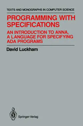 Luckham |  Programming with Specifications | eBook | Sack Fachmedien