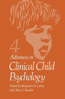 Lahey / Kazdin |  Advances in Clinical Child Psychology | Buch |  Sack Fachmedien