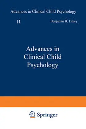 Lahey / Kazdin |  Advances in Clinical Child Psychology | eBook | Sack Fachmedien