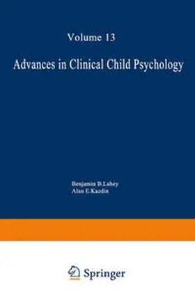 Lahey / Kazdin |  Advances in Clinical Child Psychology | eBook | Sack Fachmedien