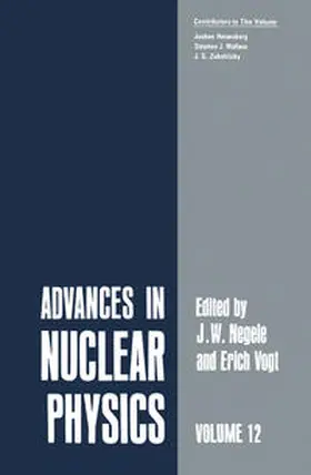 Negele / Vogt |  Advances in Nuclear Physics | eBook | Sack Fachmedien