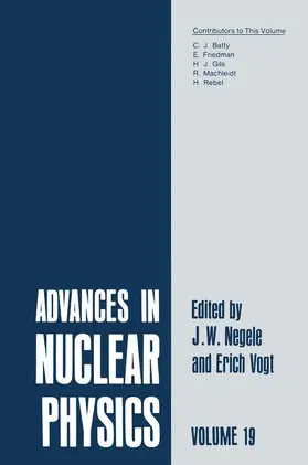 Vogt / Negele |  Advances in Nuclear Physics | Buch |  Sack Fachmedien