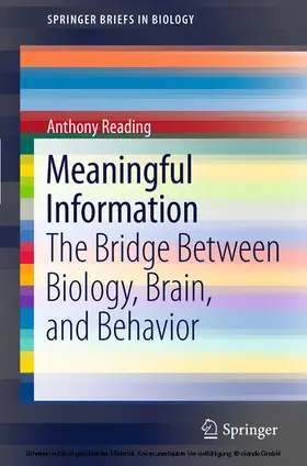 Reading |  Meaningful Information | eBook | Sack Fachmedien