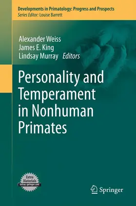 Weiss / King / Murray |  Personality and Temperament in Nonhuman Primates | eBook | Sack Fachmedien