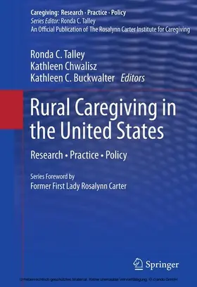 Talley / Chwalisz / Buckwalter |  Rural Caregiving in the United States | eBook | Sack Fachmedien