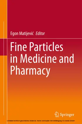 Matijevic / Matijevic / Matijevi? | Fine Particles in Medicine and Pharmacy | E-Book | www.sack.de