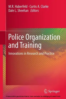 Haberfeld / Clarke / Sheehan | Police Organization and Training | E-Book | www.sack.de