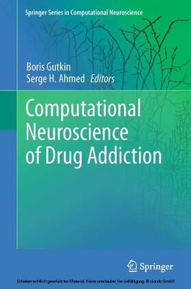 Gutkin / Ahmed | Computational Neuroscience of Drug Addiction | E-Book | sack.de