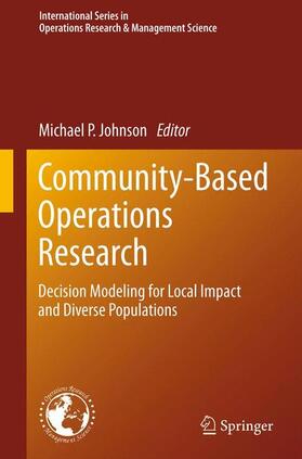 Johnson | Community-Based Operations Research | Buch | 978-1-4614-0805-5 | sack.de