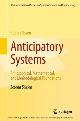 Rosen |  Anticipatory Systems | eBook | Sack Fachmedien
