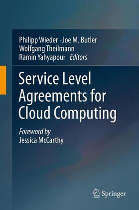 Wieder / Yahyapour / Butler | Service Level Agreements for Cloud Computing | Buch | 978-1-4614-1613-5 | sack.de