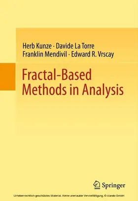 Kunze / La Torre / Mendivil | Fractal-Based Methods in Analysis | E-Book | sack.de