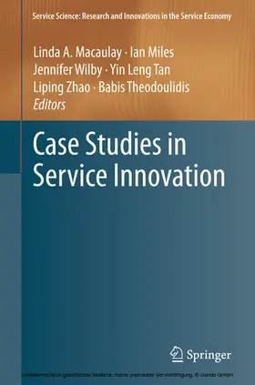 Macaulay / Miles / Wilby |  Case Studies in Service Innovation | eBook | Sack Fachmedien