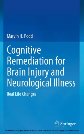 Podd | Cognitive Remediation for Brain Injury and Neurological Illness | E-Book | www.sack.de