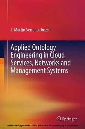 SERRANO / Serrano | Applied Ontology Engineering in Cloud Services, Networks and Management Systems | E-Book | sack.de