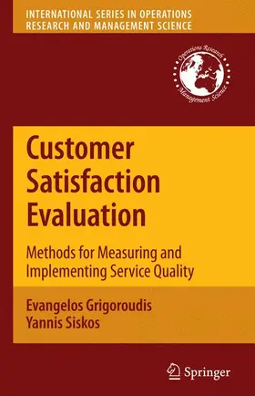 Siskos / Grigoroudis | Customer Satisfaction Evaluation | Buch | 978-1-4614-2502-1 | sack.de