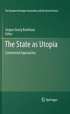 Backhaus |  The State as Utopia | Buch |  Sack Fachmedien