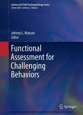 Matson | Functional Assessment for Challenging Behaviors | E-Book | www.sack.de