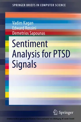 Kagan / Rossini / Sapounas | Sentiment Analysis for PTSD Signals | E-Book | www.sack.de