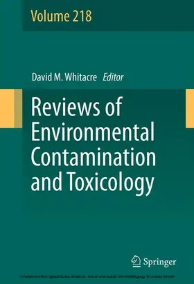 Whitacre | Reviews of Environmental Contamination and Toxicology Volume 218 | E-Book | sack.de