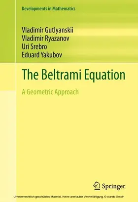 Gutlyanskii / Ryazanov / Srebro | The Beltrami Equation | E-Book | sack.de