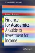 Francisco |  Finance for Academics | eBook | Sack Fachmedien