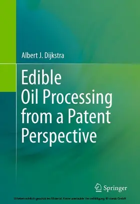 Dijkstra |  Edible Oil Processing from a Patent Perspective | eBook | Sack Fachmedien