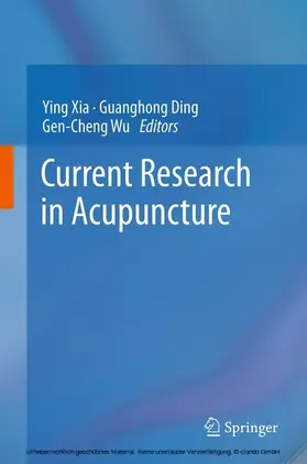 Xia / Ding / Wu | Current Research in Acupuncture | E-Book | www.sack.de