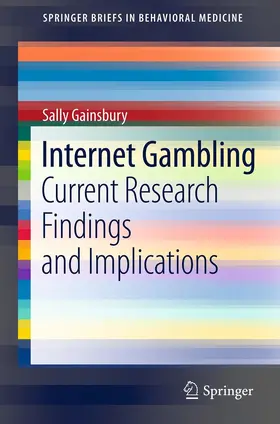 Gainsbury | Internet Gambling | E-Book | www.sack.de