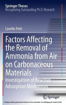 Petit | Factors Affecting the Removal of Ammonia from Air on Carbonaceous Materials | E-Book | www.sack.de