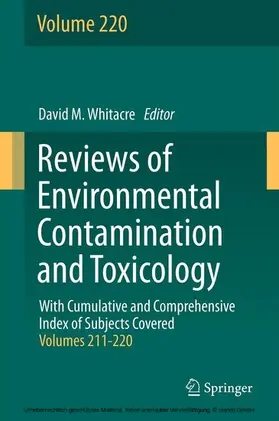 Whitacre | Reviews of Environmental Contamination and Toxicology | E-Book | sack.de