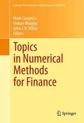 Cummins / Murphy / Miller |  Topics in Numerical Methods for Finance | eBook | Sack Fachmedien