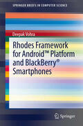 Vohra |  Rhodes Framework for Android™ Platform and BlackBerry® Smartphones | eBook | Sack Fachmedien