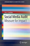 Gattiker |  Social Media Audit | Buch |  Sack Fachmedien