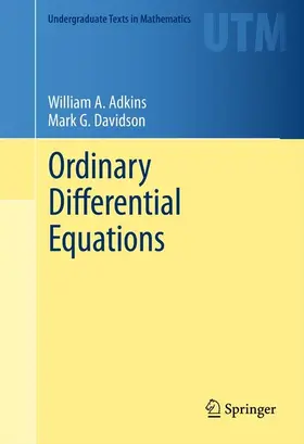 Adkins / Davidson |  Ordinary Differential Equations | eBook | Sack Fachmedien