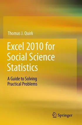 Quirk | Excel 2010 for Social Science Statistics | E-Book | sack.de