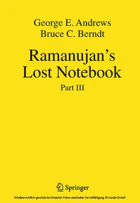 Andrews / Berndt | Ramanujan's Lost Notebook | E-Book | www.sack.de