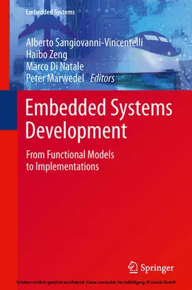 Sangiovanni-Vincentelli / Zeng / Di Natale |  Embedded Systems Development | eBook | Sack Fachmedien