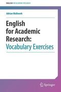 Wallwork |  English for Academic Research: Vocabulary Exercises | Buch |  Sack Fachmedien