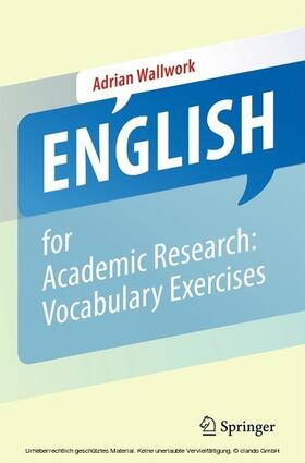 Wallwork | English for Academic Research: Vocabulary Exercises | E-Book | sack.de