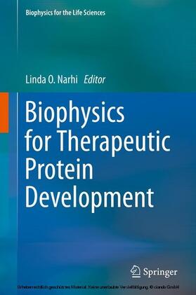 Narhi | Biophysics for Therapeutic Protein Development | E-Book | sack.de