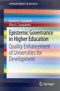 Carayannis / Campbell |  Epistemic Governance in Higher Education | Buch |  Sack Fachmedien
